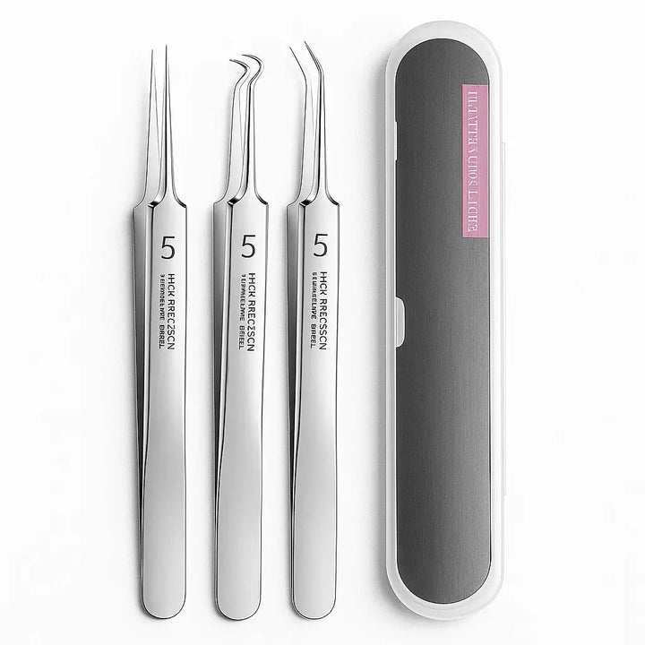 BowLift | Precision Tweezer Set – Acknowledge tools made of stainless steel for flawless skin