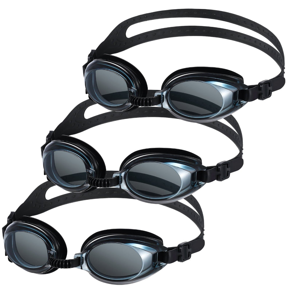 Swimming goggles 3-pack for adults | Bowlift