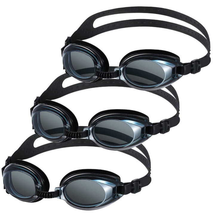 Swimming goggles 3-pack for adults | Bowlift