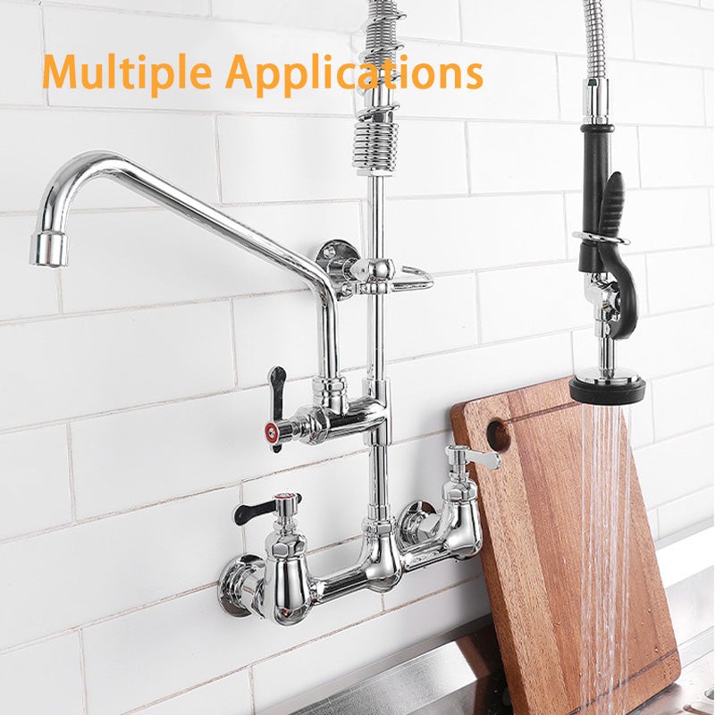 BowLift | Commercial Kitchen Faucet, Restaurant And Hotel Faucet, High Pressure Hot And Cold Dishwashing Shower