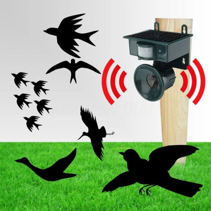BowLift | Motion Sensor Bird Deterrent for Crows: Ideal Pigeon Repeller with Sound Scarer