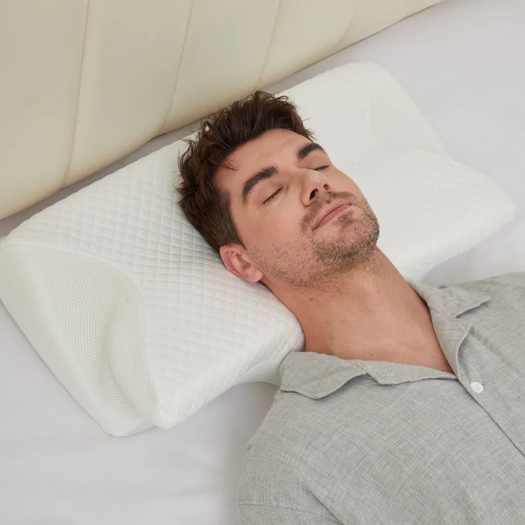 BowLift | Orthopedic Memory Foam Pillow for Neck Pain – Ergonomic Contour Cervical Support Pillow for Side, Back & Stomach Sleepers