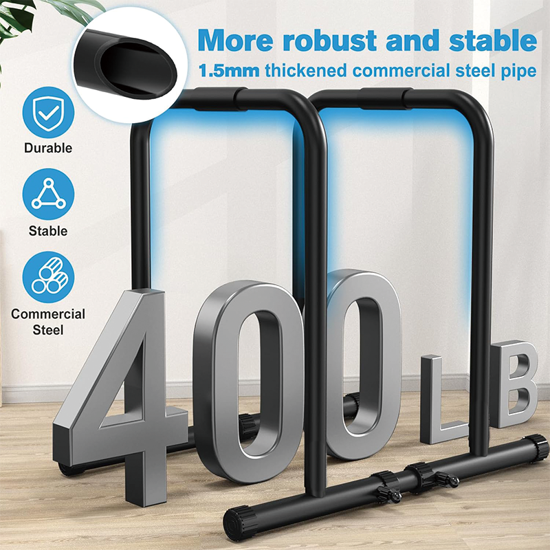 BowLift | Heavy Duty Dip, Functional Stands Fitness Workout Dip bar Station Stabilizer Parallette, for Strength Training,  Push Up Stand, Parallel Bars