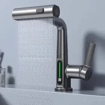 BowLift | LUXOR - Modern digital washbasin tap