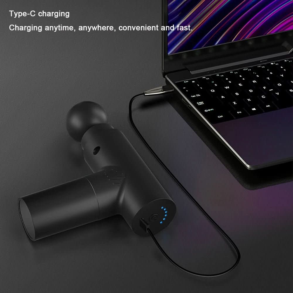 BowLift | Compact fascia gun with 6 settings & 4 massage heads