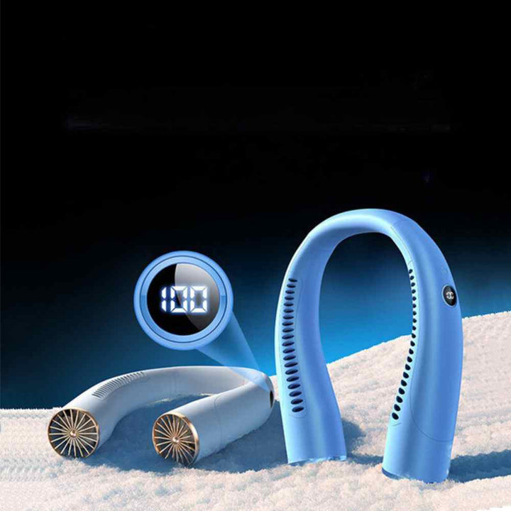 Bladeless Portable Neck Fan with 3 Speed Silent Cooling 4000 mAh Rechargeable | Bowlift