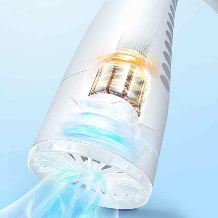 BowLift | Bladeless Portable Neck Fan with 3 Speed Silent Cooling 4000 mAh Rechargeable