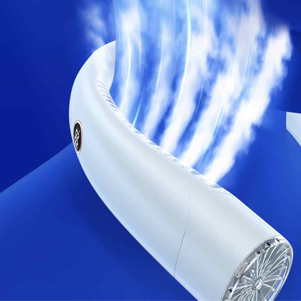 Bladeless Portable Neck Fan with 3 Speed Silent Cooling 4000 mAh Rechargeable | Bowlift