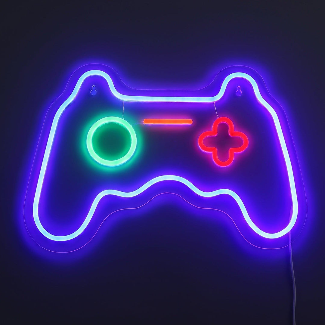 BowLift | Wall Light Neon LED Gaming Controller Sign