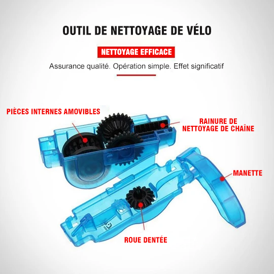 Tool for cleaning the bicycle chain | Bowlift