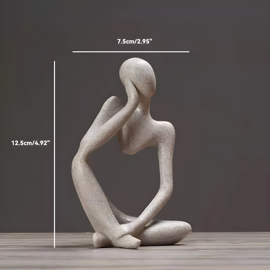 BowLift | Abstract Thinker Sculpture Home Decor