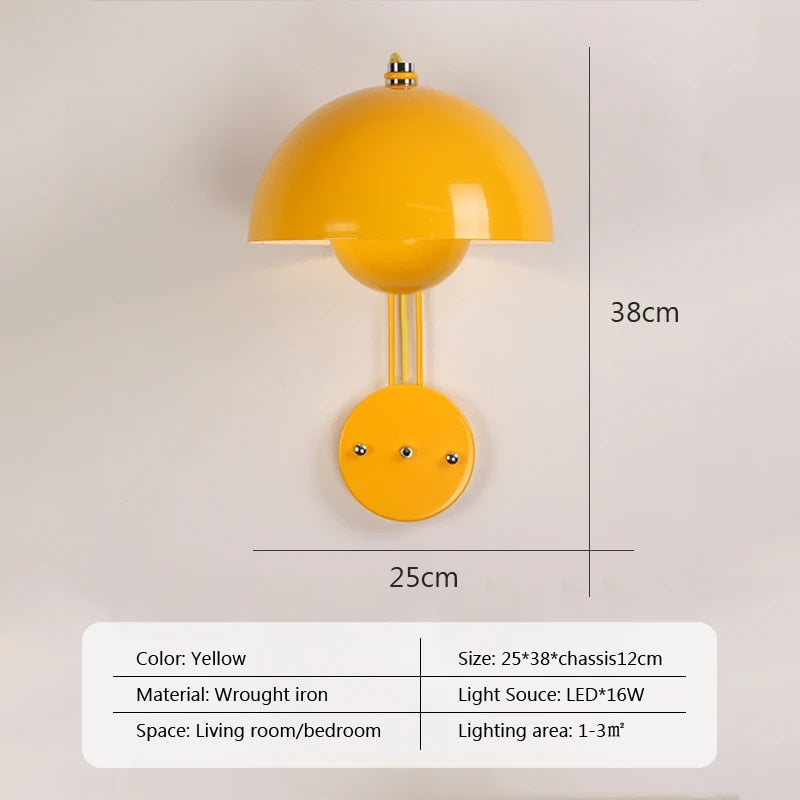 BowLift | ShroomLite Wall Lamp - Creative Lighting for Modern Interior