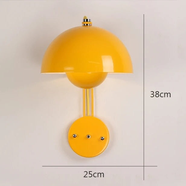 Modern LED Wall Lamp with Mushroom | Stylish Night Light for Bedrooms & Living Rooms | Bowlift