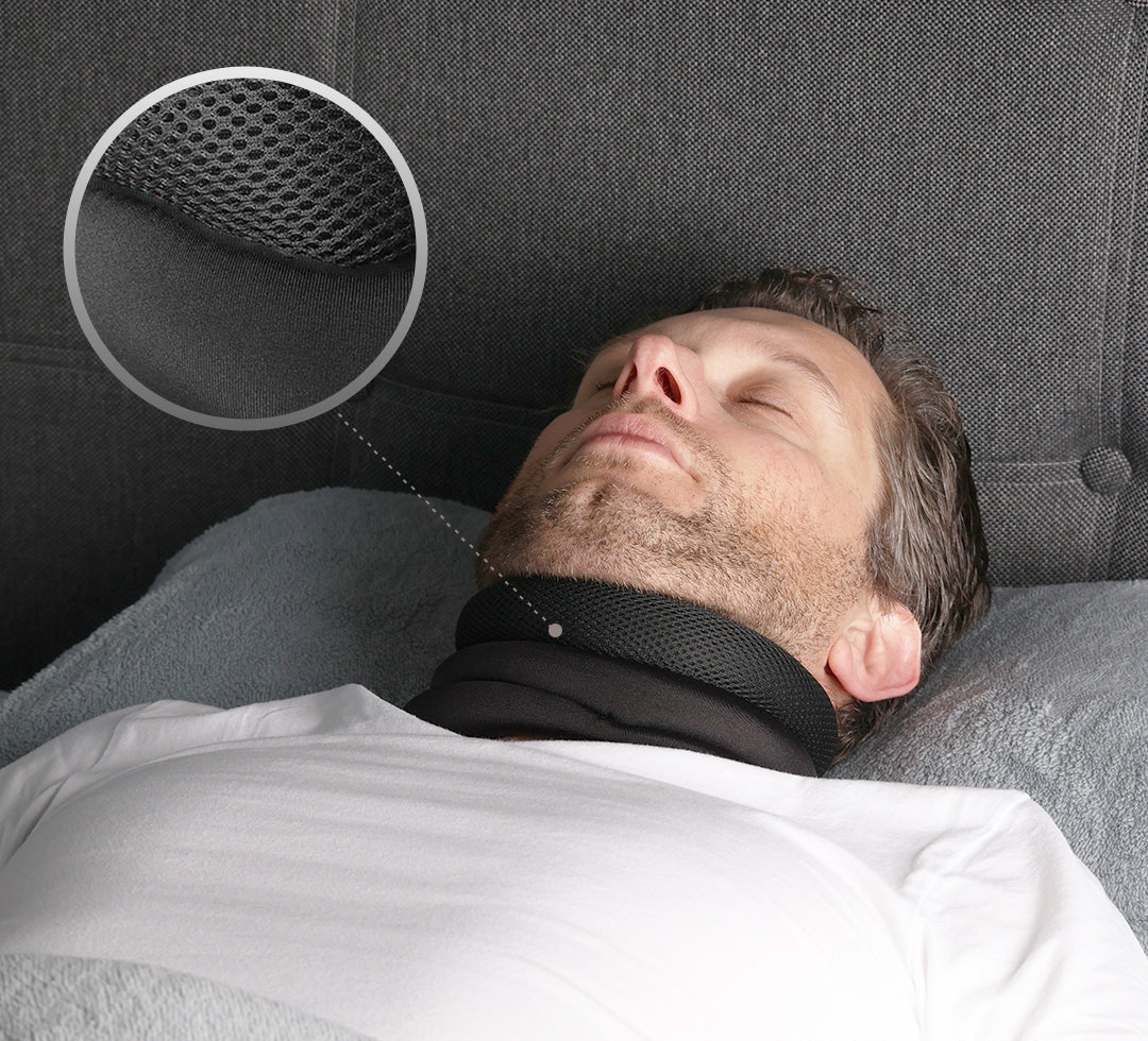 BowLift | SleepAlign Neck Support Against Snoring & Sleep Position – Comfortable and Breathable Anti-Snoring Pillow