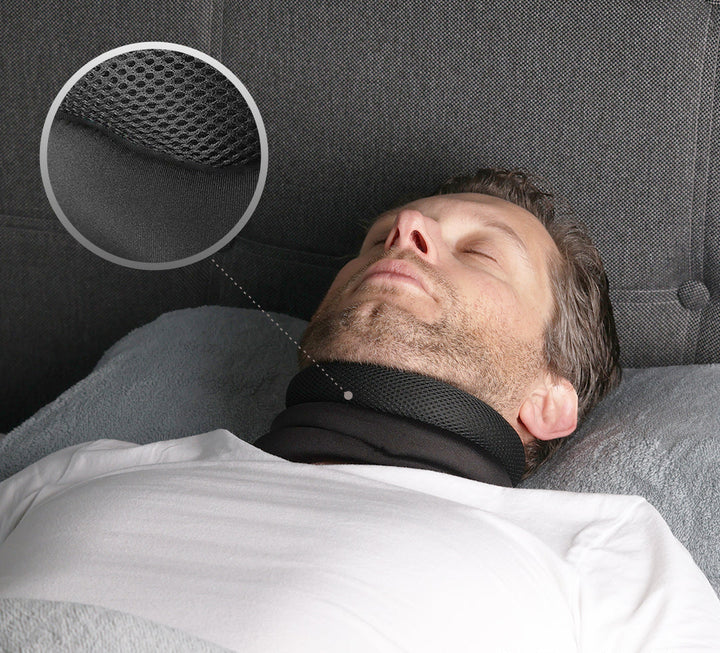 BowLift | SleepAlign Neck Support Against Snoring & Sleep Position – Comfortable and Breathable Anti-Snoring Pillow