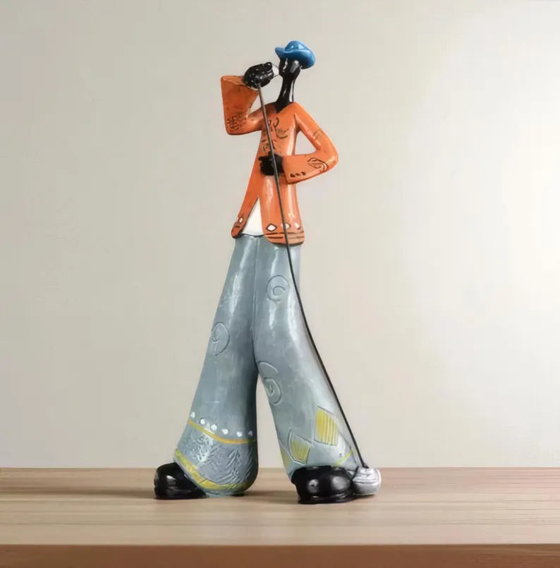 BowLift | Wall Art Resin Jazz Musician Sculpture