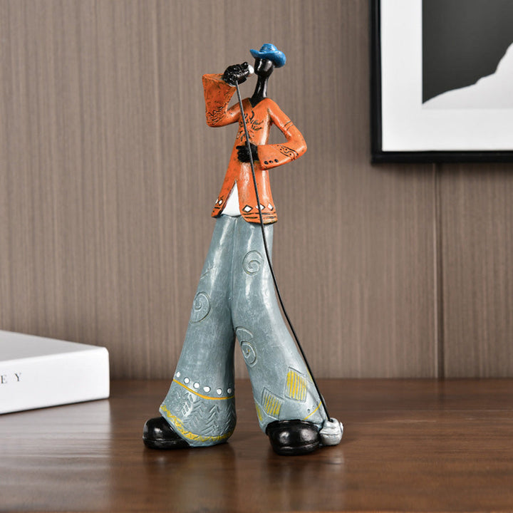 BowLift | Wall Art Resin Jazz Musician Sculpture