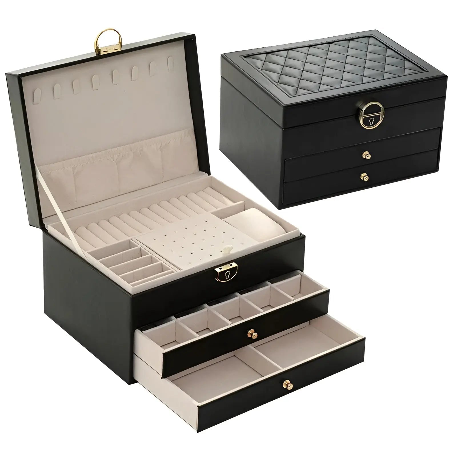 BowLift | EleganceBox Luxury Jewelry Box – Multiple Storage Box for Jewelry