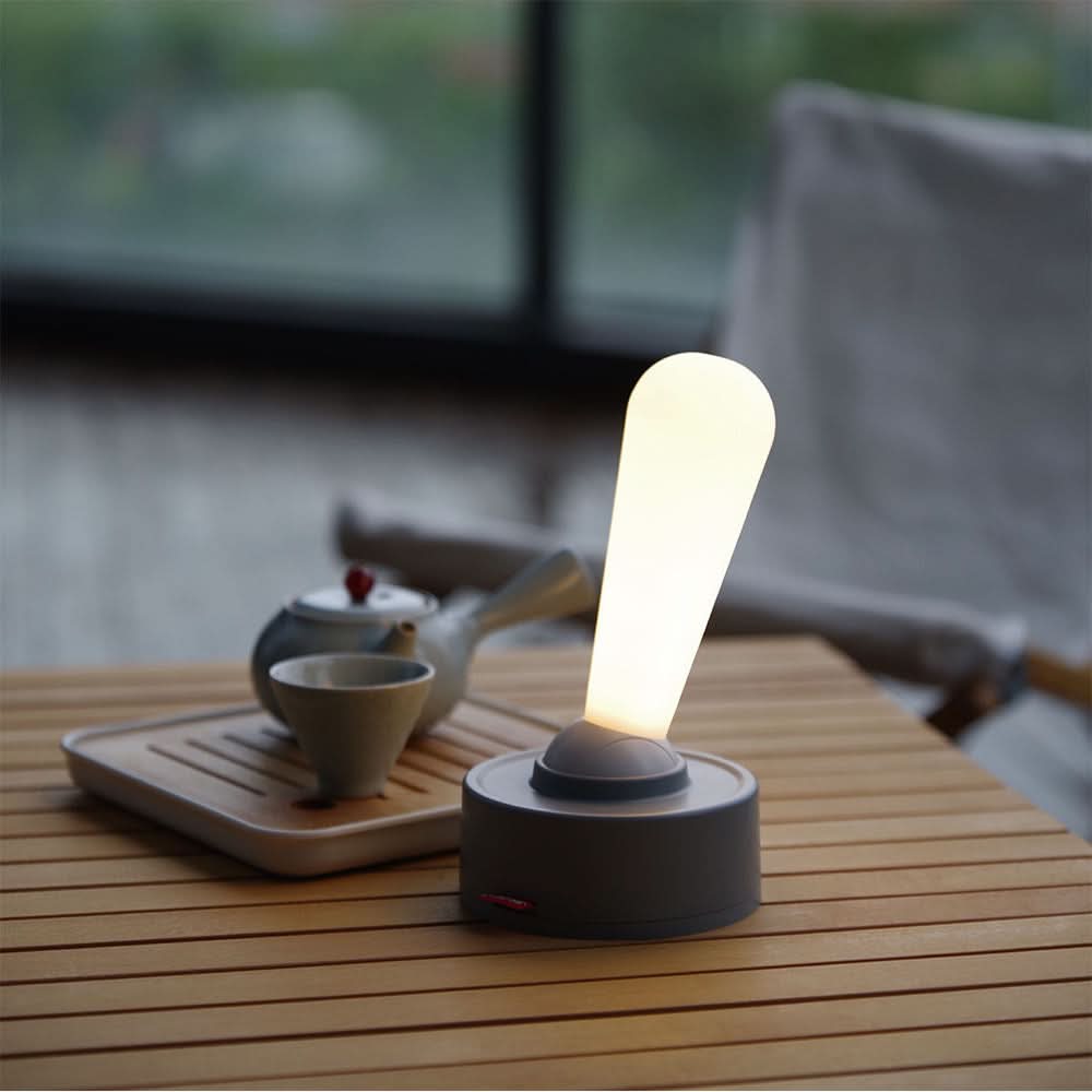 BowLift | Retro Lever Switch Table Lamp – Rechargeable LED Light