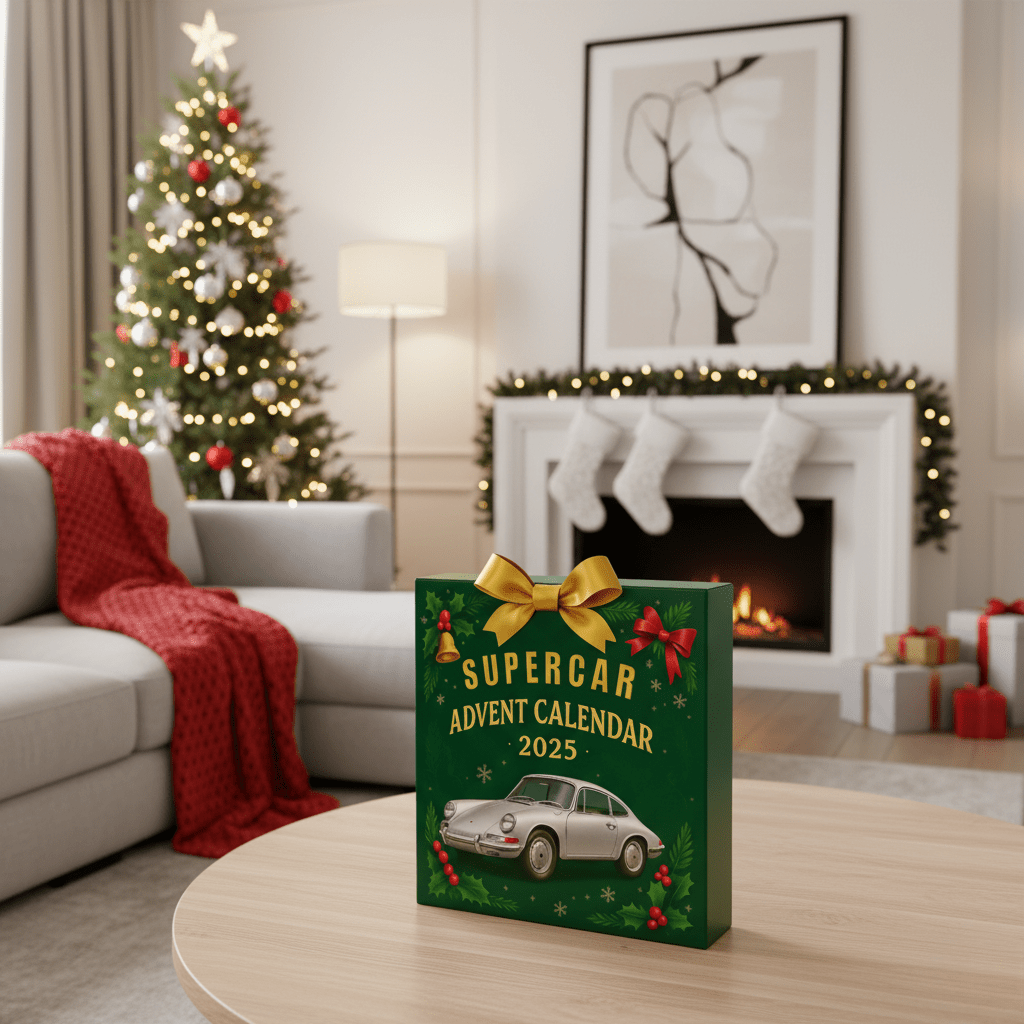 BowLift | Limited Supercar Advent Calendar with 24 Precise Miniature Models