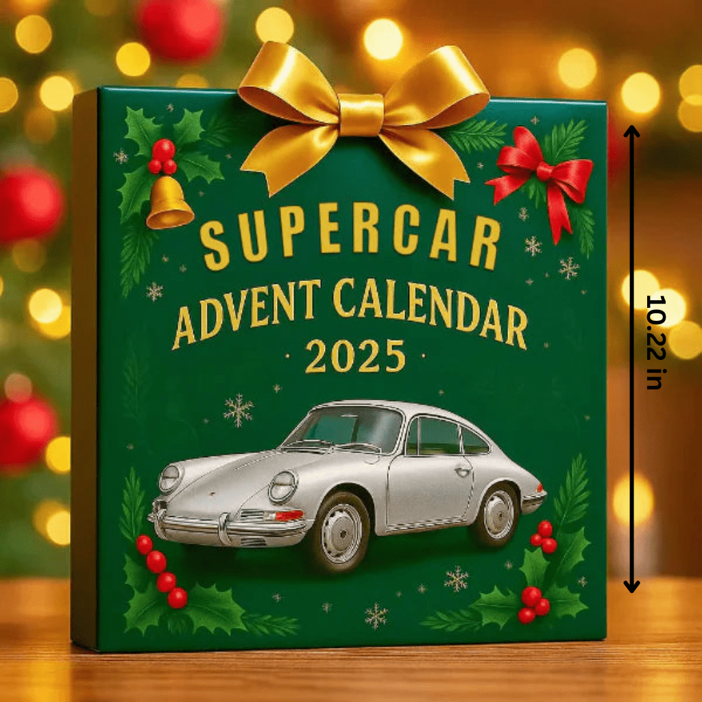 BowLift | Limited Supercar Advent Calendar with 24 Precise Miniature Models