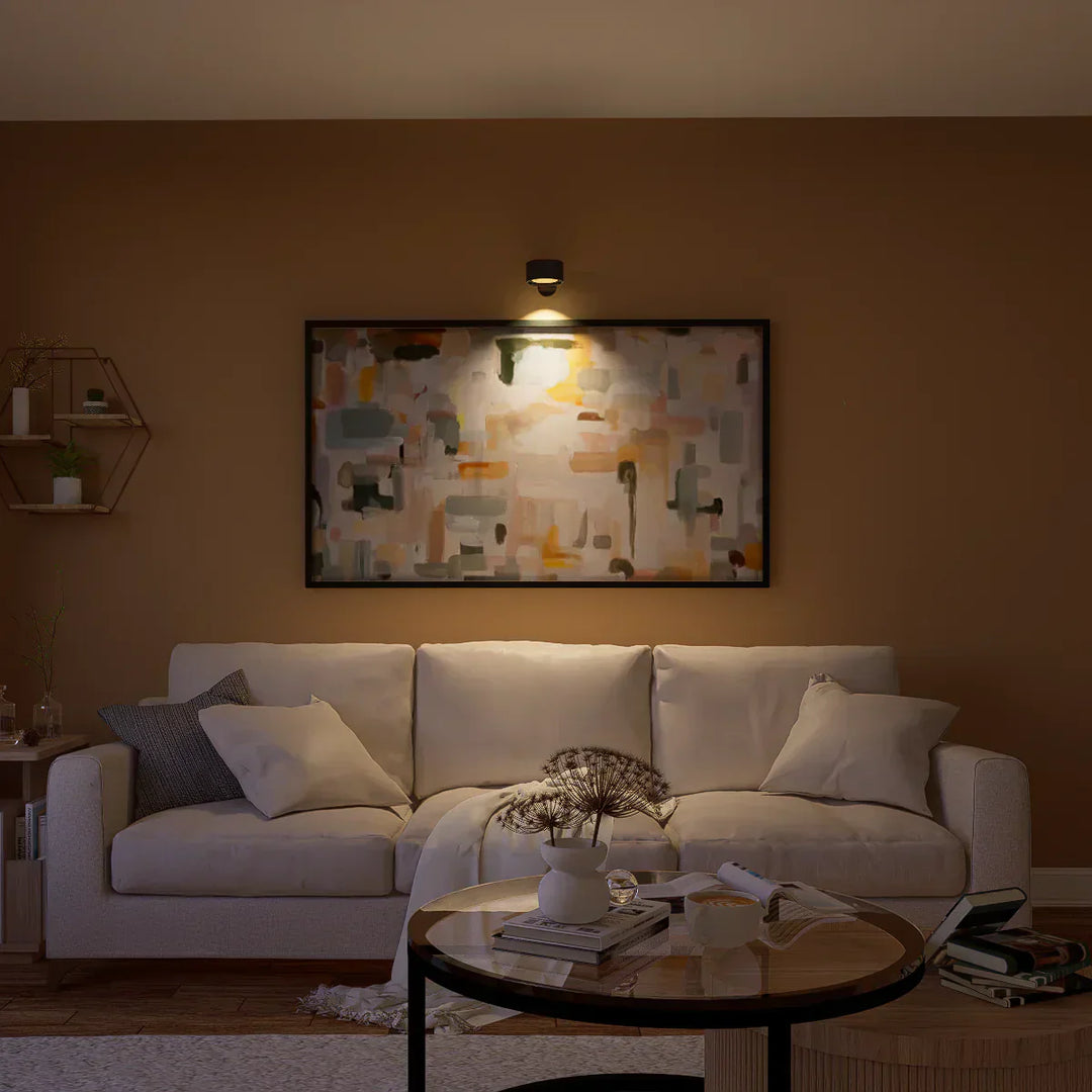 BowLift | Spotlight Wireless Wall Lamp - 360° Rotation, Dimmable, Rechargeable Wall Light