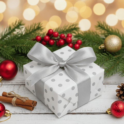 BowLift | Sustainable Gift Wrap Set with Satin Ribbon for All Occasions