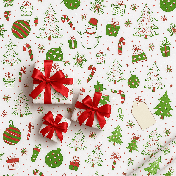 BowLift | Sustainable Gift Wrap Set with Satin Ribbon for All Occasions