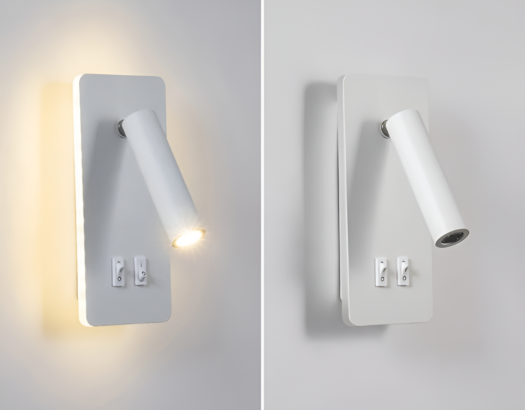BowLift | Swivel330 | Minimalist Cylinder Wall Light – Adjustable 330° Rotating LED Sconce