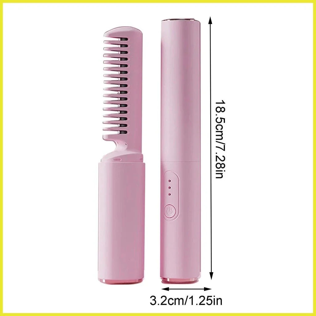 BowLift | Glatzza Mini-Smoothing Brush — Silky smooth dream hair in 60 seconds that captivates all eyes!