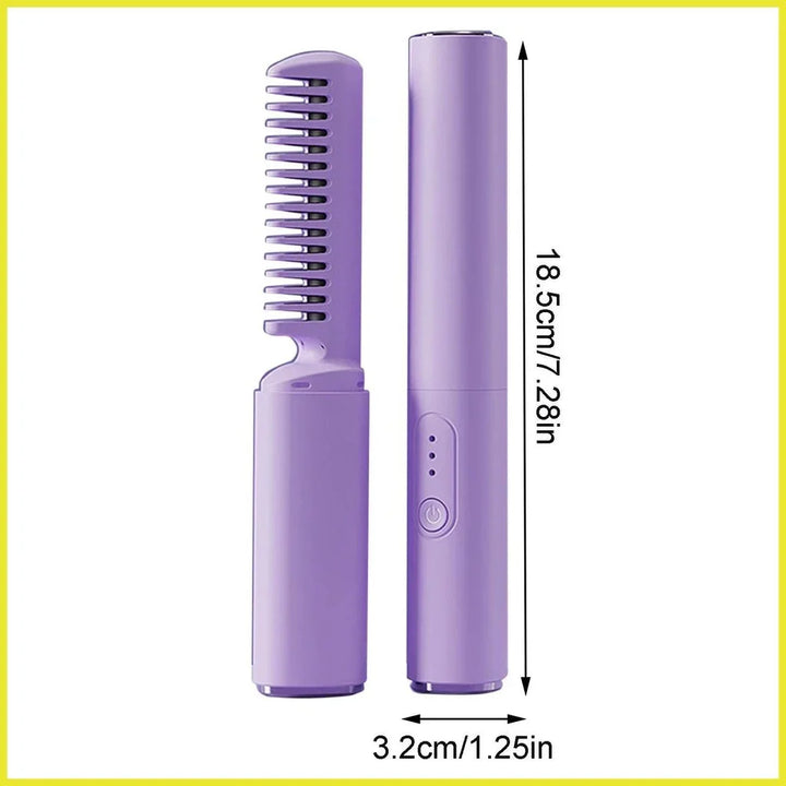 BowLift | Glatzza Mini-Smoothing Brush — Silky smooth dream hair in 60 seconds that captivates all eyes!