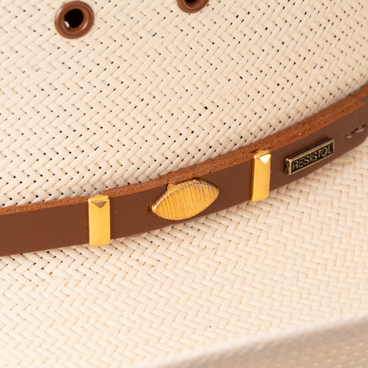 Rugged Elegance Straw Cowboy Hat | Bowlift