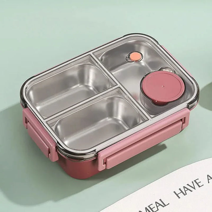 BowLift | Leak-Proof Stainless Steel Lunchbox with Cutlery (850 ml) – For Work, School & On the Go