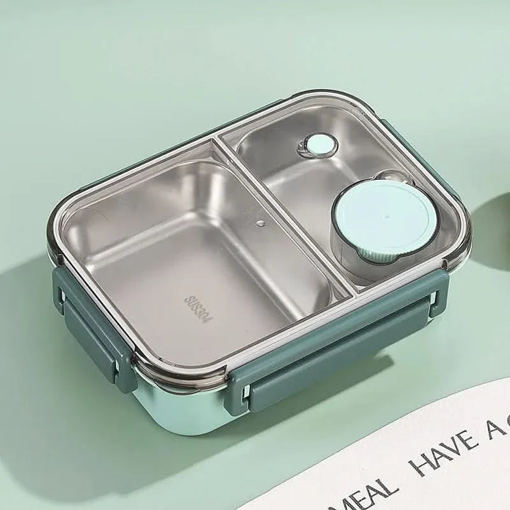 BowLift | Leak-Proof Stainless Steel Lunchbox with Cutlery (850 ml) – For Work, School & On the Go