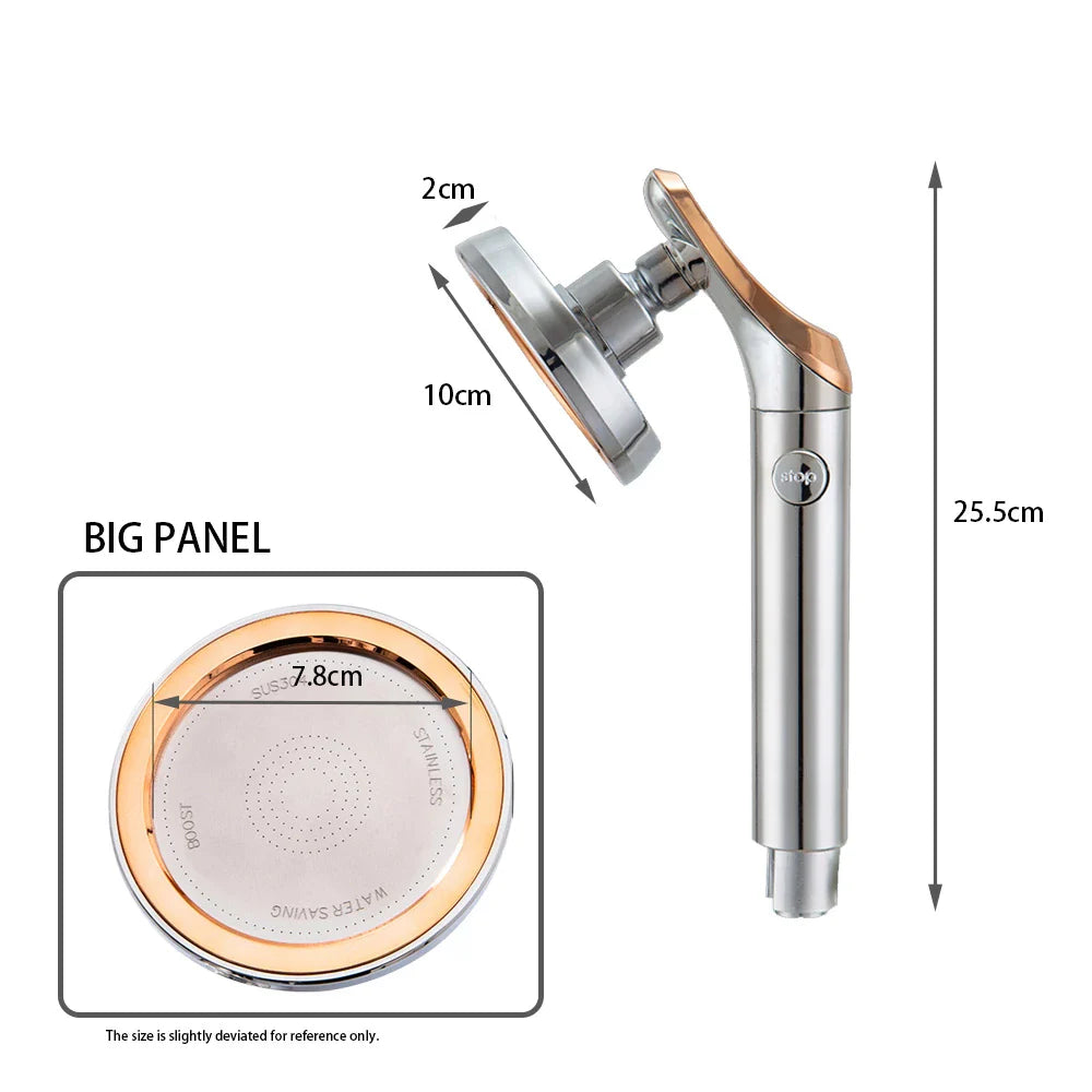 BowLift | Handheld Portable High Pressure Shower Head