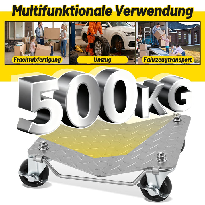 Maneuvering aid car maneuvering roller car 2/4 pieces | Bowlift