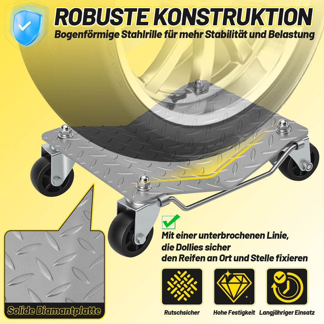 Maneuvering aid car maneuvering roller car 2/4 pieces | Bowlift