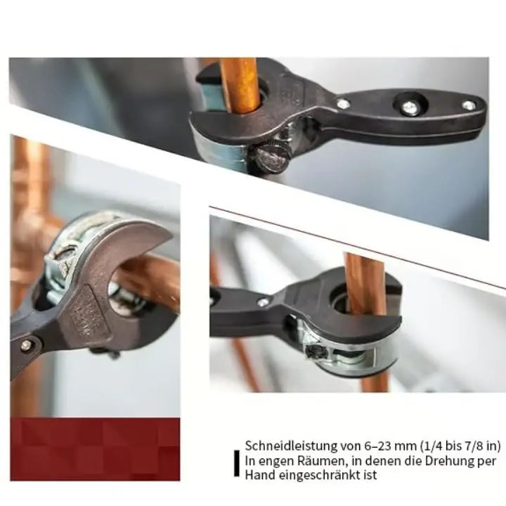 BowLift | Ratchet Pipe Cutter – Precise Cuts for Copper & PVC