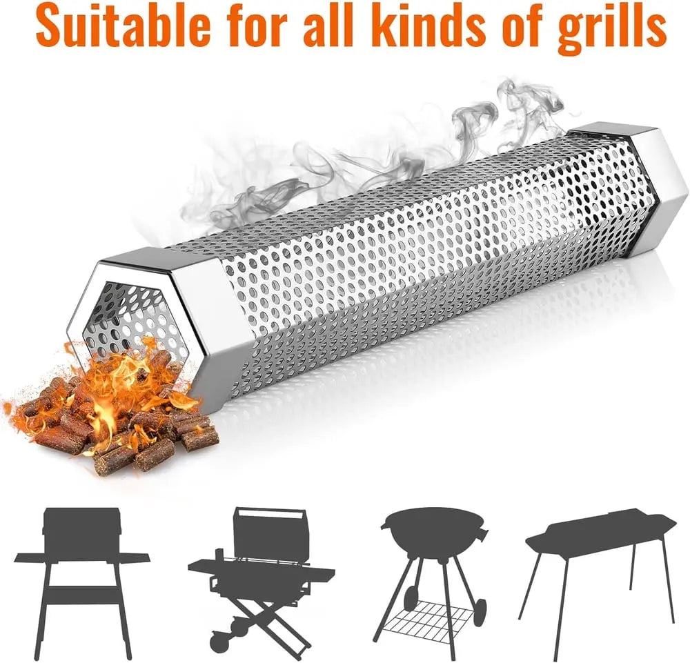 BowLift | Stainless Steel Smoking Tube for All Grill Types