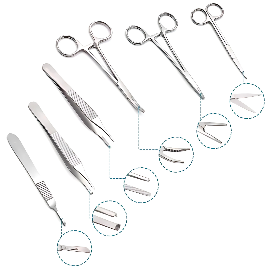 Durable Multi-Layer Silicone Pad with Tools – Tear-Resistant Reusable Training for Medical Students Bowlift