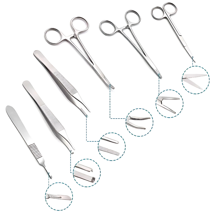 Durable Multi-Layer Silicone Pad with Tools – Tear-Resistant Reusable Training for Medical Students Bowlift
