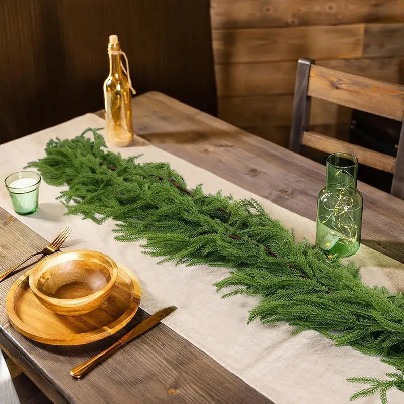 BowLift | Realistic Norfolk Pine Dripping Garland