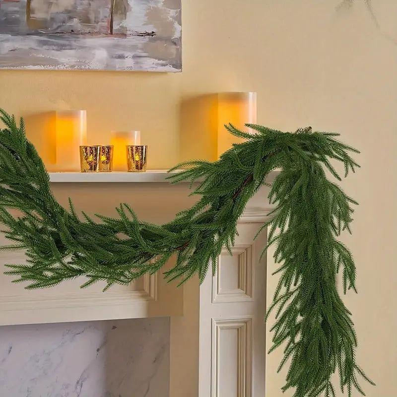 BowLift | Realistic Norfolk Pine Dripping Garland
