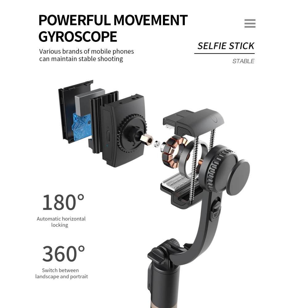 BowLift | Stabilizer Phone Gimbal Gimbles for Video Recording Content Creator