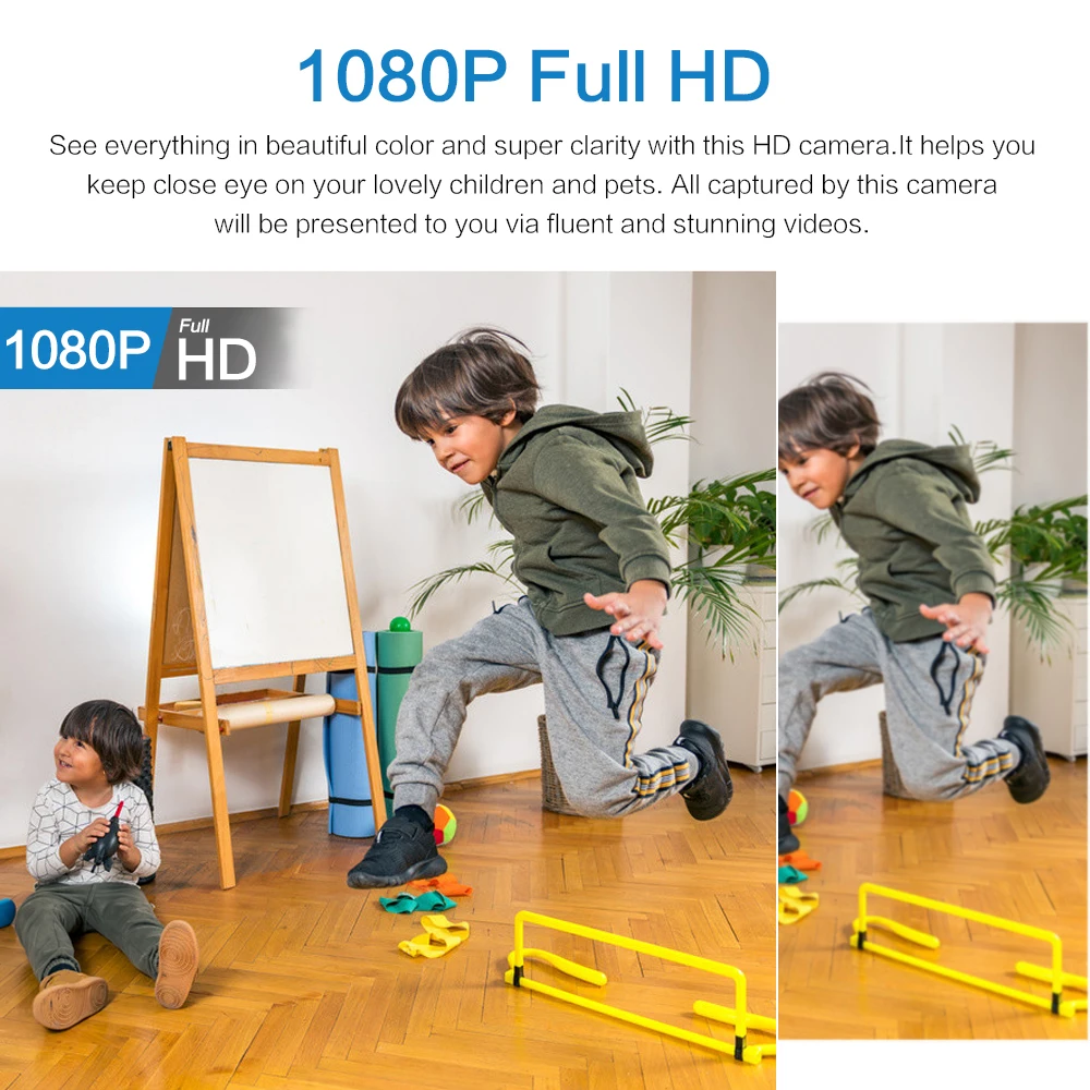 BowLift | Waterproof HD Mini Camera With Night Vision and Wide Angle Lens IP WiFi 1080P HD 160° Wide Angle