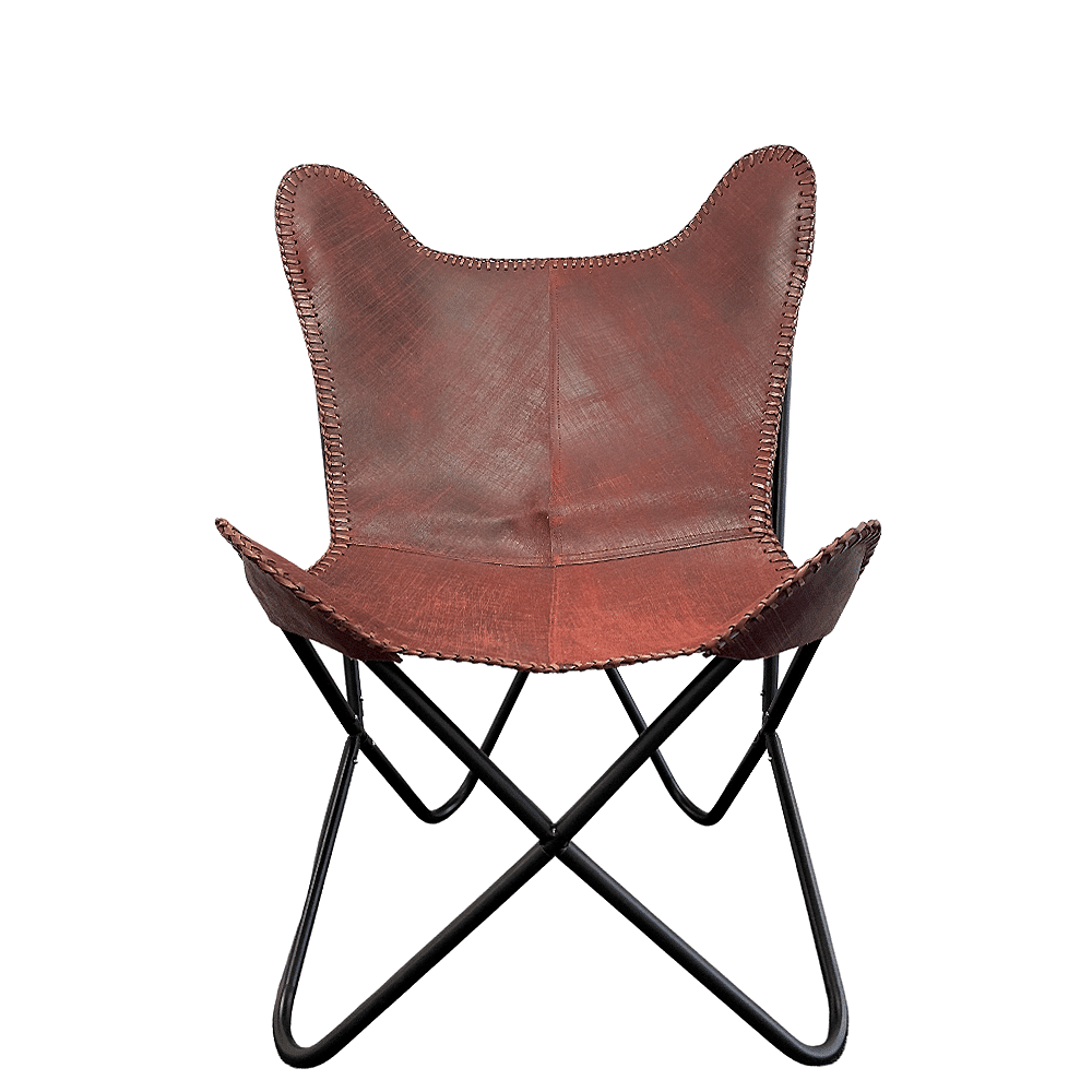 Bat chair made of real leather (available in different colors) | Bowlift