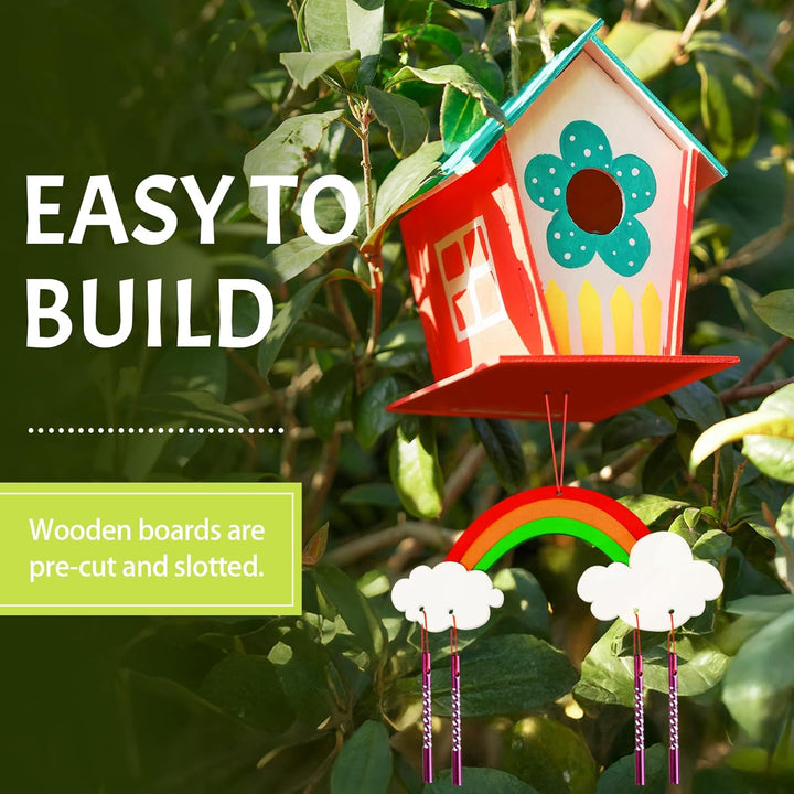 BowLift | Wooden Bird House Painting Craft Kit