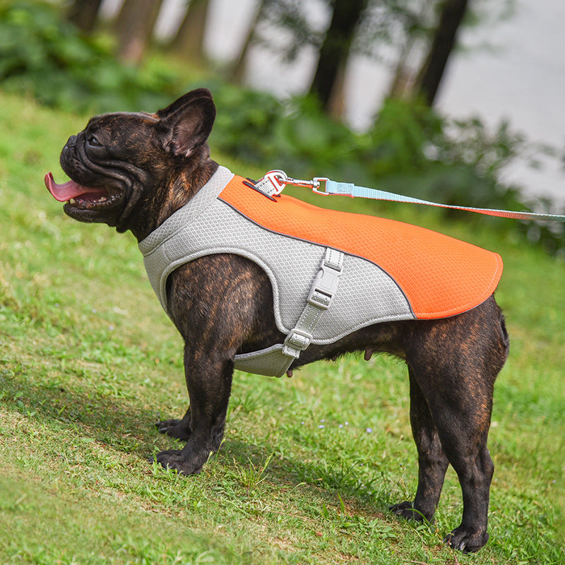 French Bulldog Summer Cooling Vest Heat Resistant Breathable Sun-proof | Bowlift