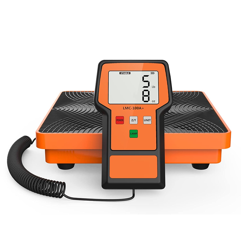 BowLift | 220Lbs Refrigerant Scale Electronic Freon Charging Recovery Weight Scale for HVAC with Case