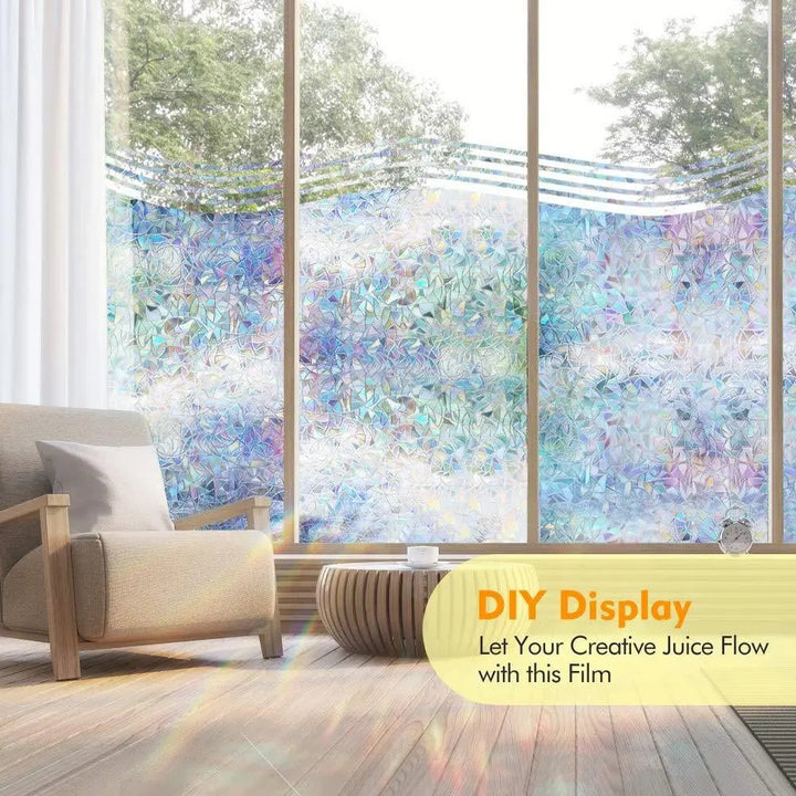 BowLift | Rainbow Window Film – Color Play & UV PRedection without Adhesive